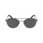 Nautica N4641SP-030 Vīriešu taisnstūra saulesbrilles, matēts melns rāmis, pelēkas lēcas, 53 mm