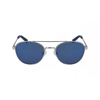 Nautica N4641SP-040 Vīriešu taisnstūra polarizētas saulesbrilles - Matēts melns rāmis, pelēka lēca
