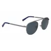 NAUTICA N4642SP-030 Vīriešu polarizētas taisnstūra saulesbrilles matēti melnas 54mm