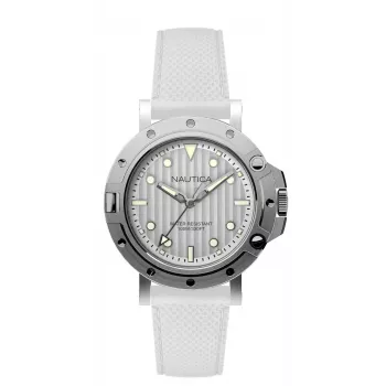 Nautica NAD12548G Unisex Pulkstenis 40mm Zils Ciparnīca Silikona Siksniņa