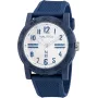 Nautica NAPATS301 Vīriešu kvarca analogais pulkstenis 42.5mm zils ciparnīca silikona siksniņa