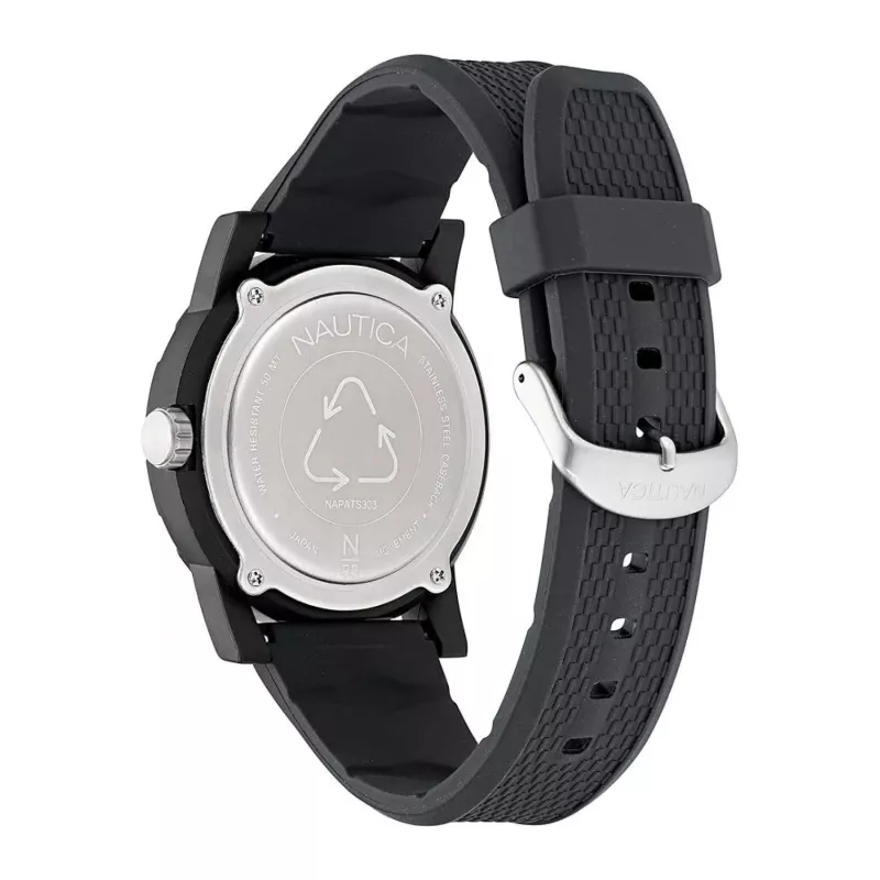 Nautica Pacific Beach Vīriešu Kvarca Analogais Pulkstenis NAPATS303 Zils Silikons 42.5mm