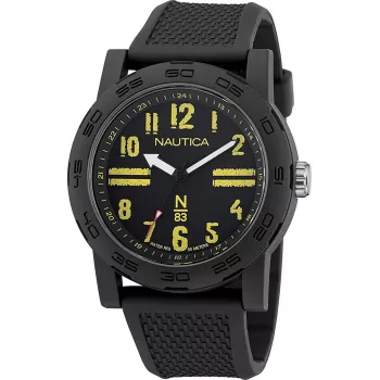 Nautica Pacific Beach Vīriešu Kvarca Analogais Pulkstenis NAPATS303 Zils Silikons 42.5mm