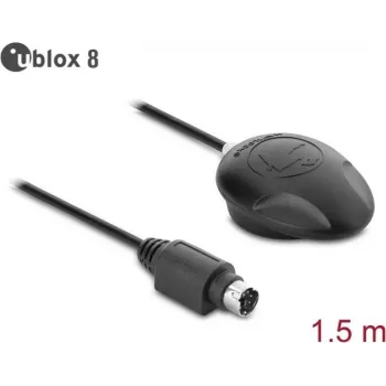 Navilock NL-804P EVA-M8Q MD6 sērijas PPS Multi-GNSS uztvērējs u-blox 8, 1,5 m kabelis 62021