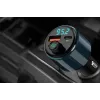 NAVITEL BHF05 MAX Multifunkcionāls FM raidītājs ar Bluetooth 5.0, USB savienojumu, brīvroku zvanīšanu, LED displeju, QC3.0 ātro uzlādi