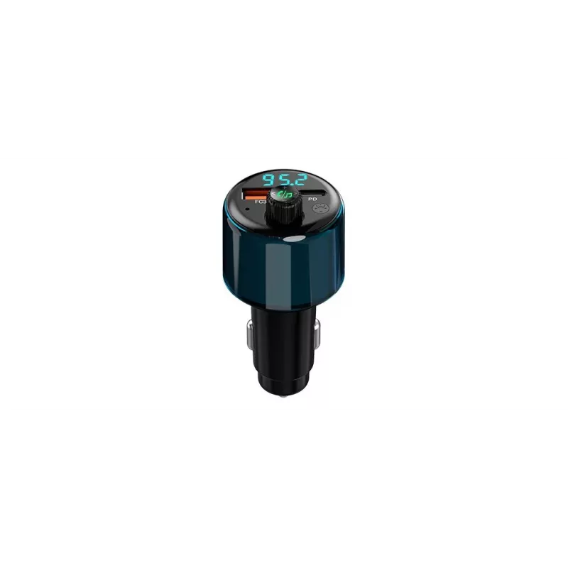 NAVITEL BHF05 MAX Multifunkcionāls FM raidītājs ar Bluetooth 5.0, USB savienojumu, brīvroku zvanīšanu, LED displeju, QC3.0 ātro uzlādi