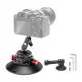 NEEWER CA013 piesūcekņa stiprinājums ar 1/4 collu skrūvi sporta kamerām (DJI Action, GoPro, Insta360)