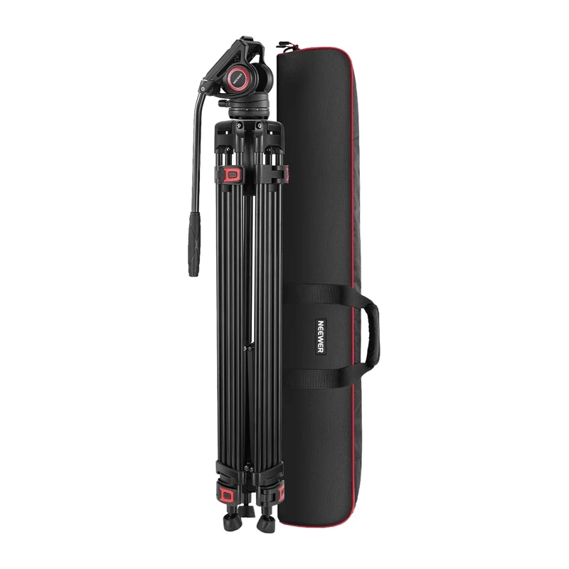 NEEWER TP74 Professional Video Tripod with Fluid Head