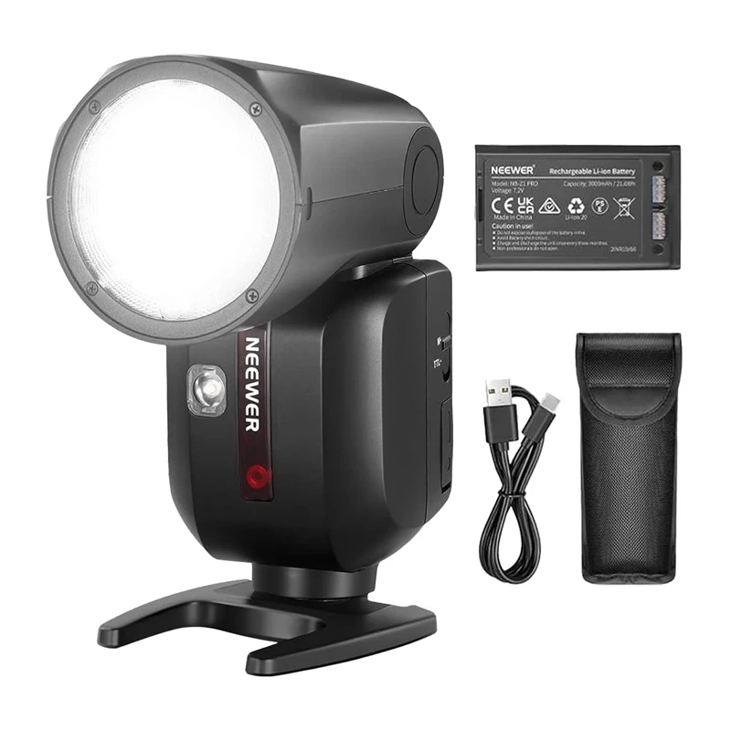 Neewer Z2-C TTL Round Head Flash Speedlite Canon