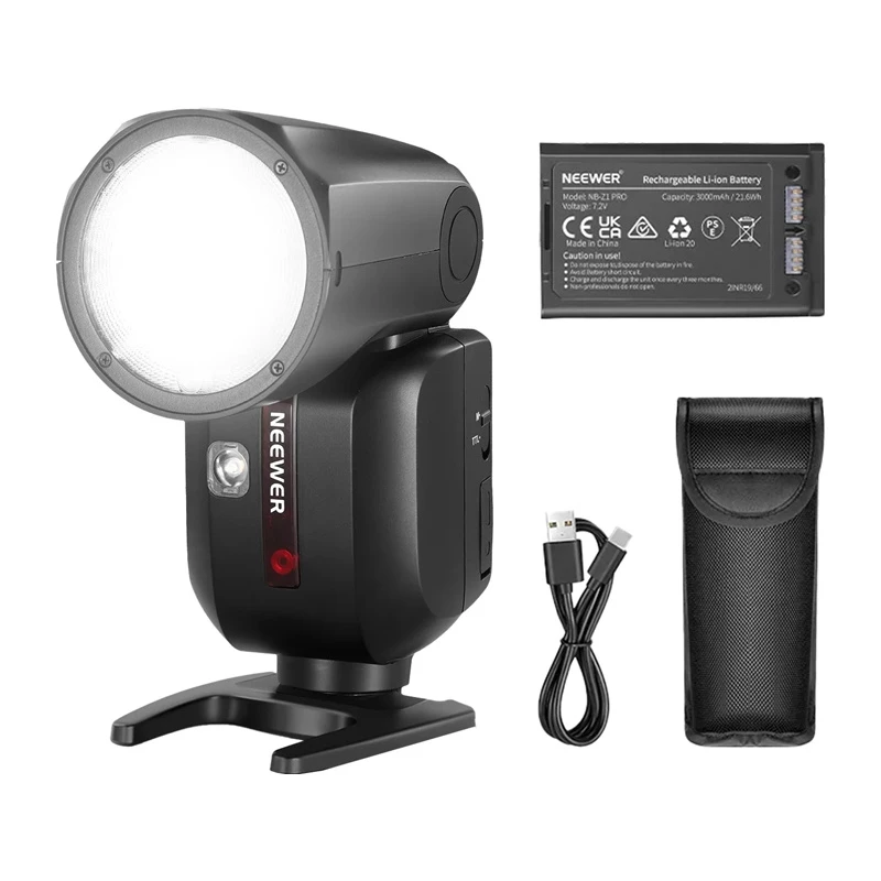 Neewer Z2PRO-N TTL apaļgalvas zibspuldze Nikonam