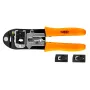 NEO TOOLS 01-501 12 gabalu uzgriežņu atslēgu komplekts, metrisks, hroma-vanādija tērauds, matēts hroms, 6-22 mm, rullējamā somiņā