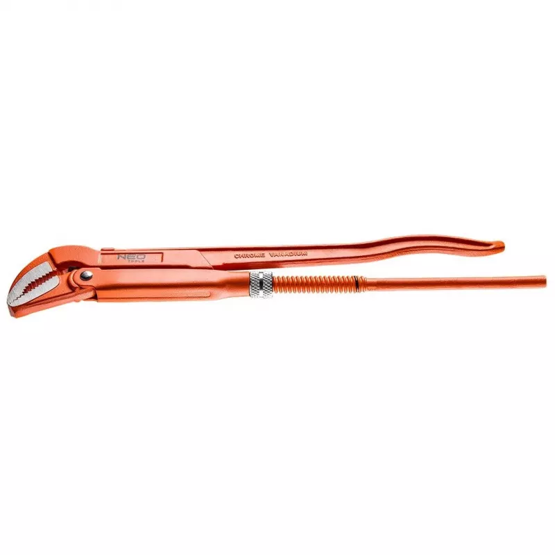 NEO TOOLS 02-128 zviedru cauruļu uzgriežņu atslēga 38mm hroma vanādija tērauds