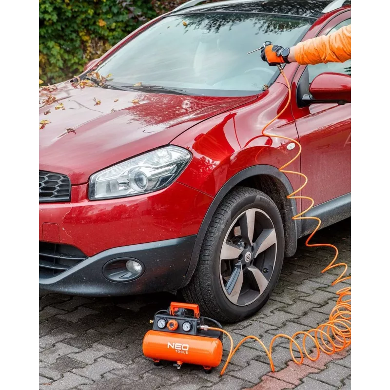 NEO TOOLS 04-620 Eļļas ieeļļots gaisa kompresors 24L 1.5kW 8bar 200L/min