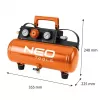 NEO TOOLS 04-620 Eļļas ieeļļots gaisa kompresors 24L 1.5kW 8bar 200L/min