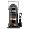 NEO TOOLS 10-456 Ūdens pudeles vāciņš rezerves 10-455, skrūvējams, ar atveramu snīpi, bez BPA, melns