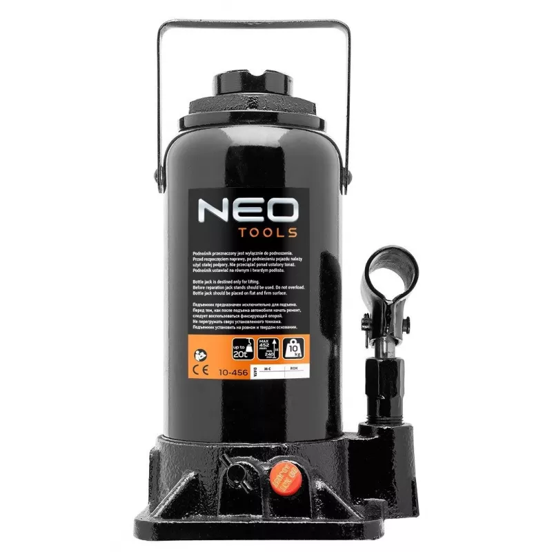 NEO TOOLS 10-456 Ūdens pudeles vāciņš rezerves 10-455, skrūvējams, ar atveramu snīpi, bez BPA, melns
