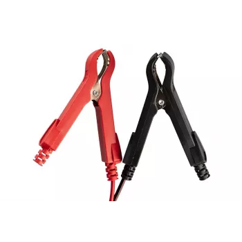 NEO Tools 11-892-1 auto akumulatora lādētāja krokodilskavas, 15A, 12V/24V, pāris