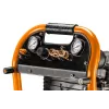 NEO TOOLS 12K010 Vertikālais eļļas ieeļļotais gaisa kompresors, 40 L tvertne, 230 V, 1.5 kW, 8 bar, 206 L/min iesūkšana, riteņi un rokturis