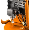 NEO TOOLS 12K010 Vertikālais eļļas ieeļļotais gaisa kompresors, 40 L tvertne, 230 V, 1.5 kW, 8 bar, 206 L/min iesūkšana, riteņi un rokturis