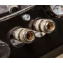 NEO TOOLS 12K010 Vertikālais eļļas ieeļļotais gaisa kompresors, 40 L tvertne, 230 V, 1.5 kW, 8 bar, 206 L/min iesūkšana, riteņi un rokturis