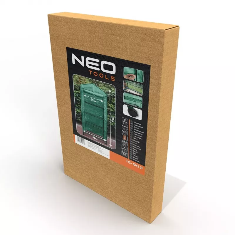 NEO Tools 15-903 aukstā lecekts 180x92x92 cm PE pārklājums tērauda rāmis