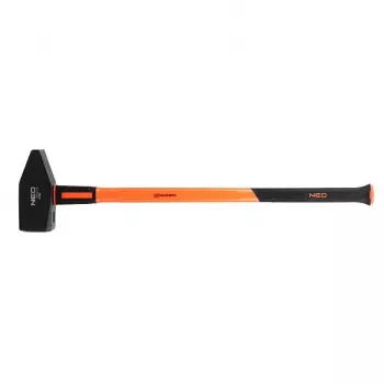NEO Tools 25-155 Kalšanas āmurs ar stiklplasta kātu, 1000 g galva, šķērsgriezuma, DIN 1041, oranžs/melns