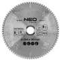 NEO TOOLS 55-548 Ripzāģa asmens ar volframa karbīda galiem, 254 mm x 30 mm, 80 zobi, Universāls