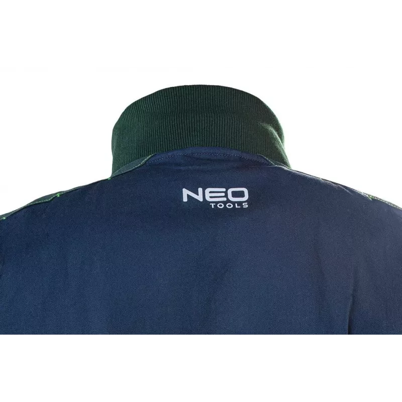 NEO TOOLS 81-216-XL Darba jaka, Pelēka/Oranža, XL, 65% Poliesters 35% Kokvilna, 267 g/m², CE EN ISO 13688