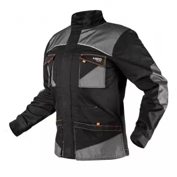 NEO TOOLS 81-218-XXL Darba jaka - Pelēka/Zaļa, izmērs XXL