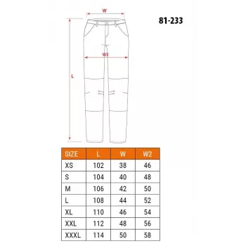 NEO Tools 81-233-XXXL Aizsargbikses Melnas