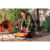 NEO TOOLS 81-241-M Darba bikses ar ceļgalu kabatām, pelēkas/melnas, M izmērs