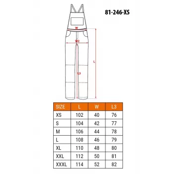 NEO Tools 81-246-XS darba T-krekls grafīta XS – 100% kokvilna, EN ISO 13688