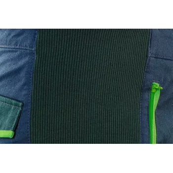 NEO Tools 81-246-XXXL Darba apģērbs - Pelēks/Zaļš, 65% Poliesters 35% Kokvilna, 267 g/m², Trīskāršas šuves, CE sertificēts