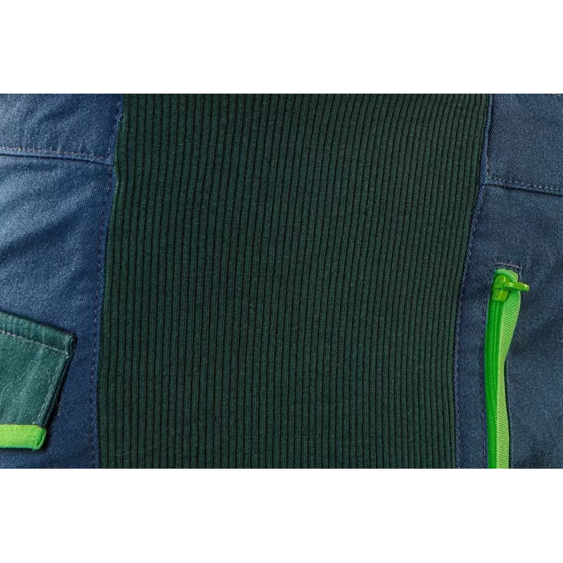 NEO Tools 81-246-XXXL Darba apģērbs - Pelēks/Zaļš, 65% Poliesters 35% Kokvilna, 267 g/m², Trīskāršas šuves, CE sertificēts