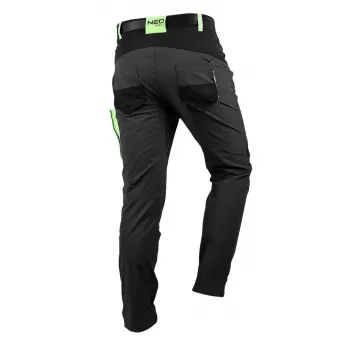 NEO Tools 81-290-M Aizsargdarba bikses, melnas, M izmērs, 10 kabatas, EN ISO 13688