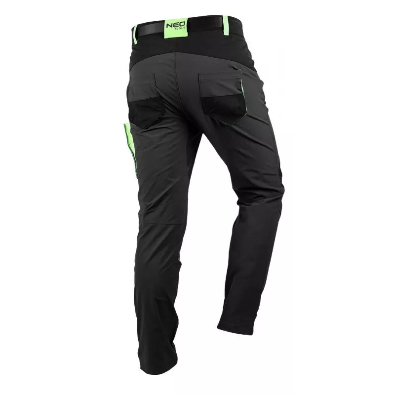 NEO Tools 81-290-M Aizsargdarba bikses, melnas, M izmērs, 10 kabatas, EN ISO 13688