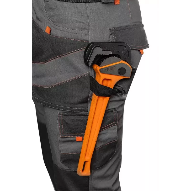 NEO Tools 81-325-L Aizsargbikses L izmērs Pelēks/Melns ar oranžiem akcentiem