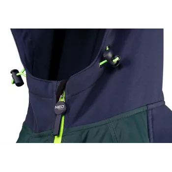 NEO TOOLS 81-559-XL Unisex darba jaka, 100% kokvilna, pelēka, 7 kabatas, CE sertificēta