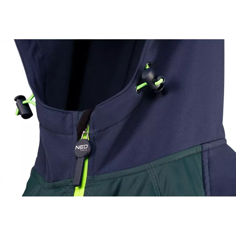 NEO TOOLS 81-559-XL Unisex darba jaka, 100% kokvilna, pelēka, 7 kabatas, CE sertificēta