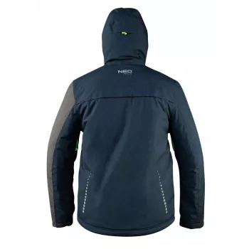 NEO Tools 81-571-S Darba jaka, izmērs S, pelēka/melna, 267 g/m², 7 kabatas, EN ISO 13688