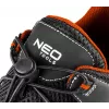 NEO TOOLS 82-079-40 S1P SRC drošības apavi – tērauda purngals, pretduršanas aizsardzība, elpojoša zamšādas āda, melni/pelēki, 40. izmērs (EU)