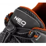 NEO TOOLS 82-079-40 S1P SRC drošības apavi – tērauda purngals, pretduršanas aizsardzība, elpojoša zamšādas āda, melni/pelēki, 40. izmērs (EU)
