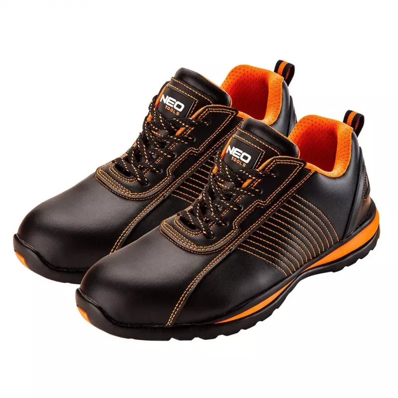 NEO Tools 82-105 S1P SRC zemie drošības apavi, 42. izmērs, melni/pelēki