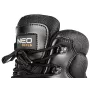 NEO Tools 82-175-47 S1P SRC zemi drošības apavi ar tērauda purngalu un pretduršanas ieliktni, zamšādas āda, divu blīvumu PU zole, pelēks/melns, 47. izmērs