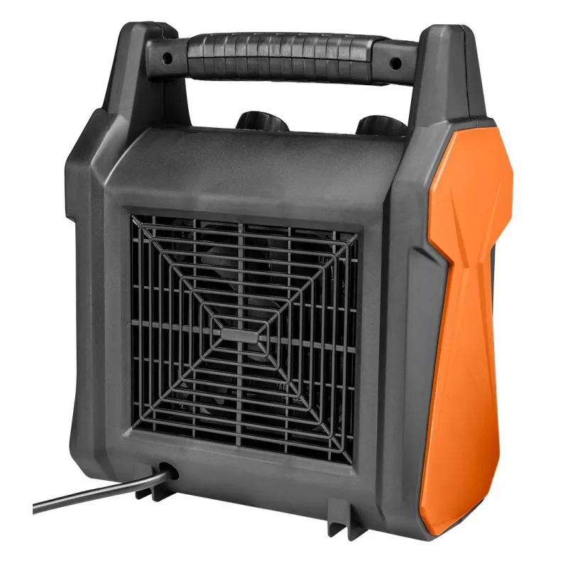 NEO Tools 90-061 Elektriskais sildītājs 3000W, 2 siltuma režīmi, ventilācijas režīms, regulējams termostats, aizsardzība pret pārkaršanu, melns/oranžs