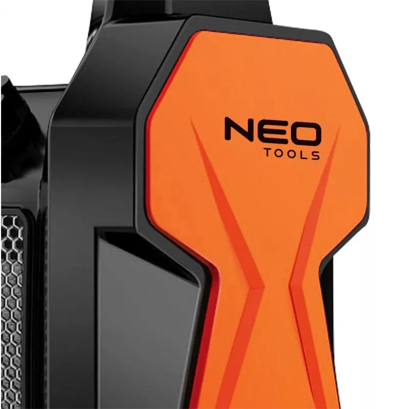 NEO Tools 90-061 Elektriskais sildītājs 3000W, 2 siltuma režīmi, ventilācijas režīms, regulējams termostats, aizsardzība pret pārkaršanu, melns/oranžs