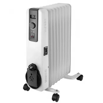 NEO TOOLS 90-152 Eļļas radiators 2000W 9 sekcijas, balts/pelēks