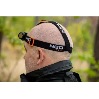 Neo Tools 99-029 2000 lūmenu CREE XHP50.2 LED uzlādējams USB galvas lukturis