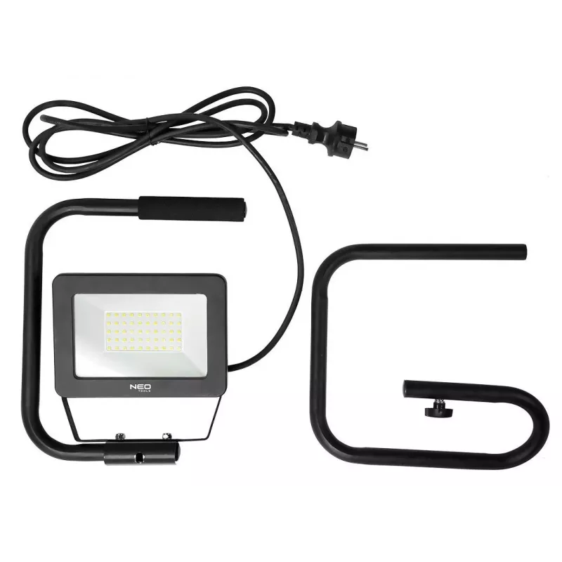 NEO TOOLS 99-063 20W COB LED uzlādējams prožektors 1800lm IP65 ar power banku