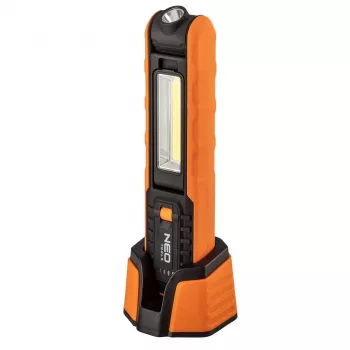 NEO TOOLS 99-065 LED Laternas 300 lm Uzlādējams Cree XPE Melns